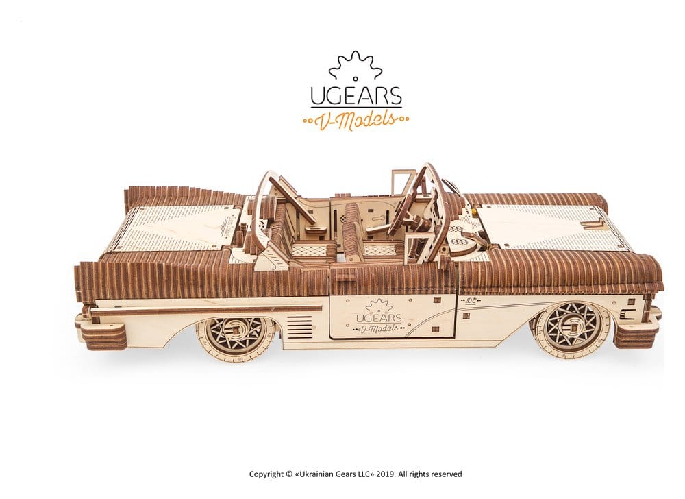 Ugears puzzle en bois 3D Cabriolet Dream VM-05