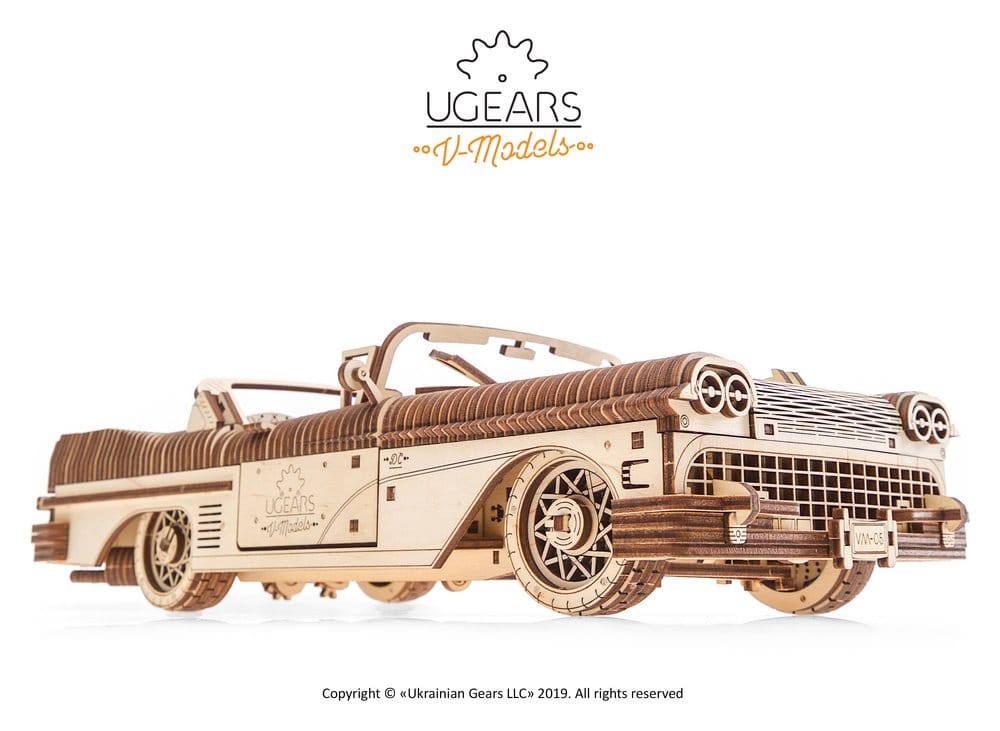Ugears puzzle en bois 3D Cabriolet Dream VM-05