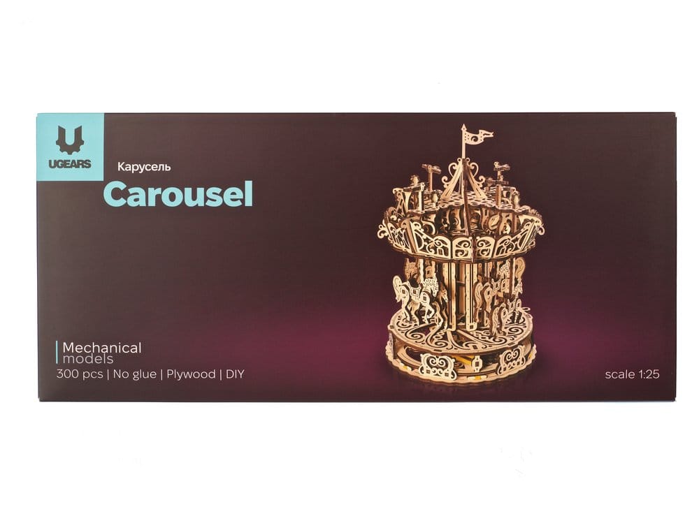 Ugears puzzle en bois 3D Carrousel