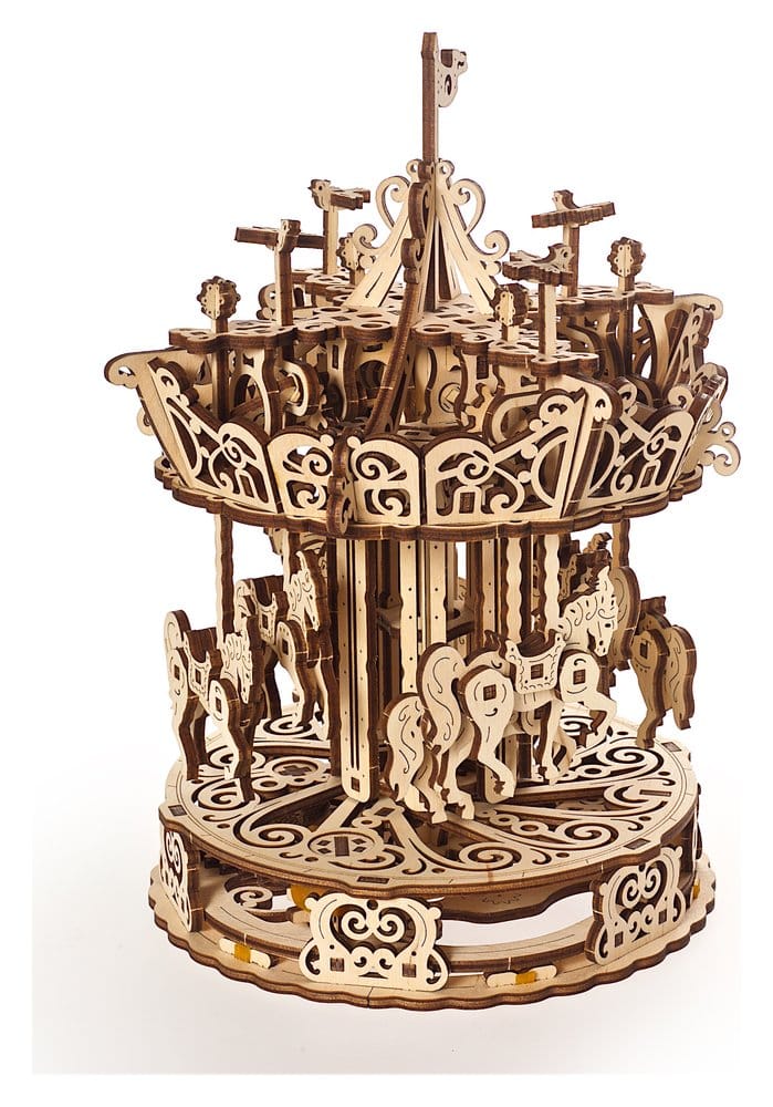 Ugears puzzle en bois 3D Carrousel
