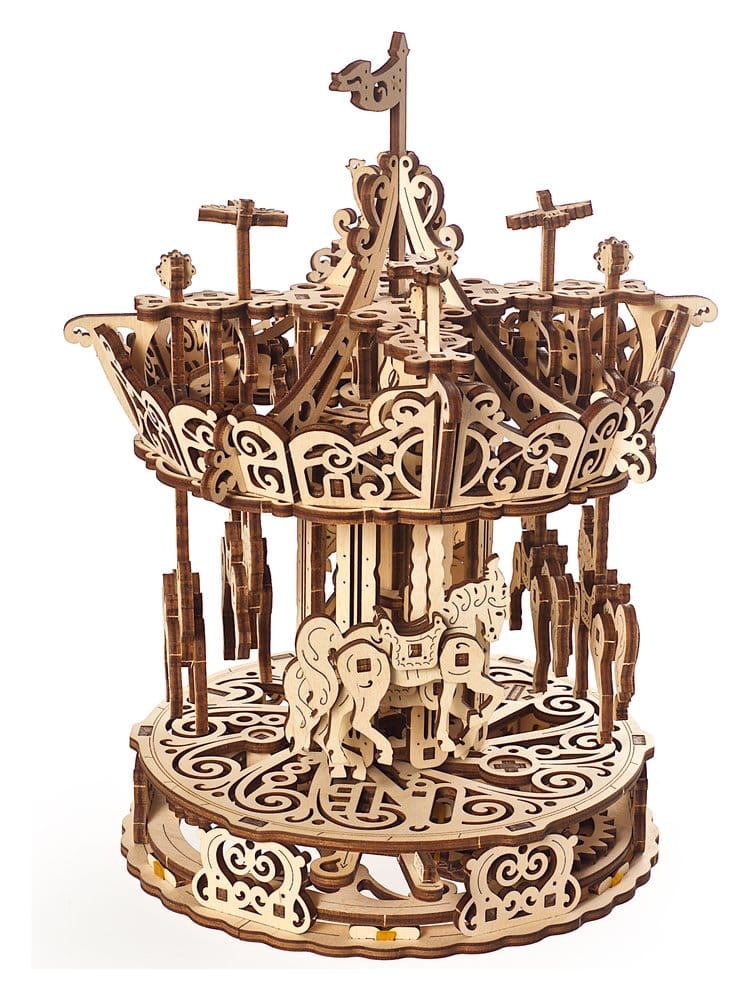 Ugears puzzle en bois 3D Carrousel