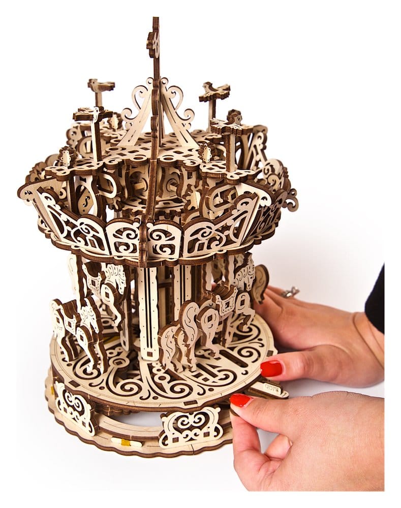 Ugears puzzle en bois 3D Carrousel
