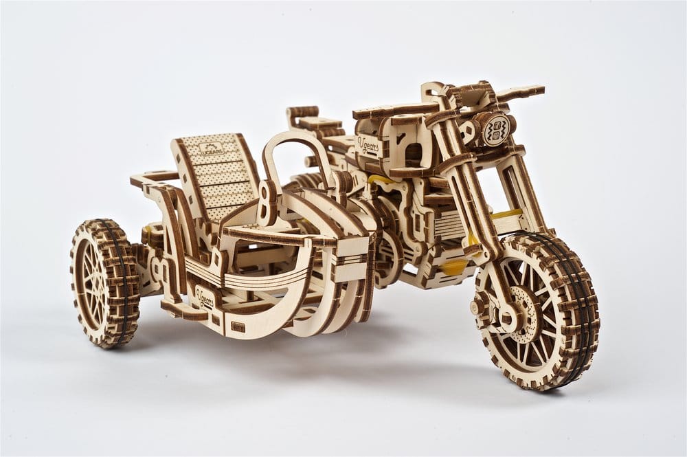 Ugears maquette en bois Scrambler UGR-10 avec side-car