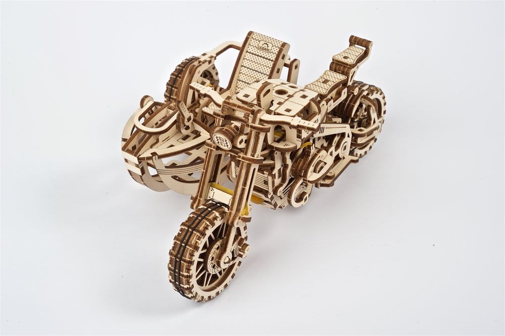 Ugears maquette en bois Scrambler UGR-10 avec side-car