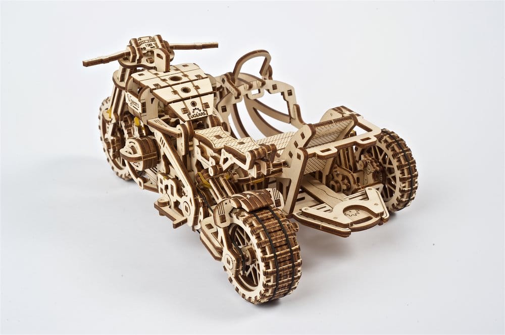 Ugears maquette en bois Scrambler UGR-10 avec side-car