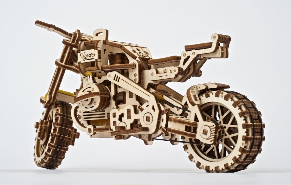 Ugears maquette en bois Scrambler UGR-10 avec side-car