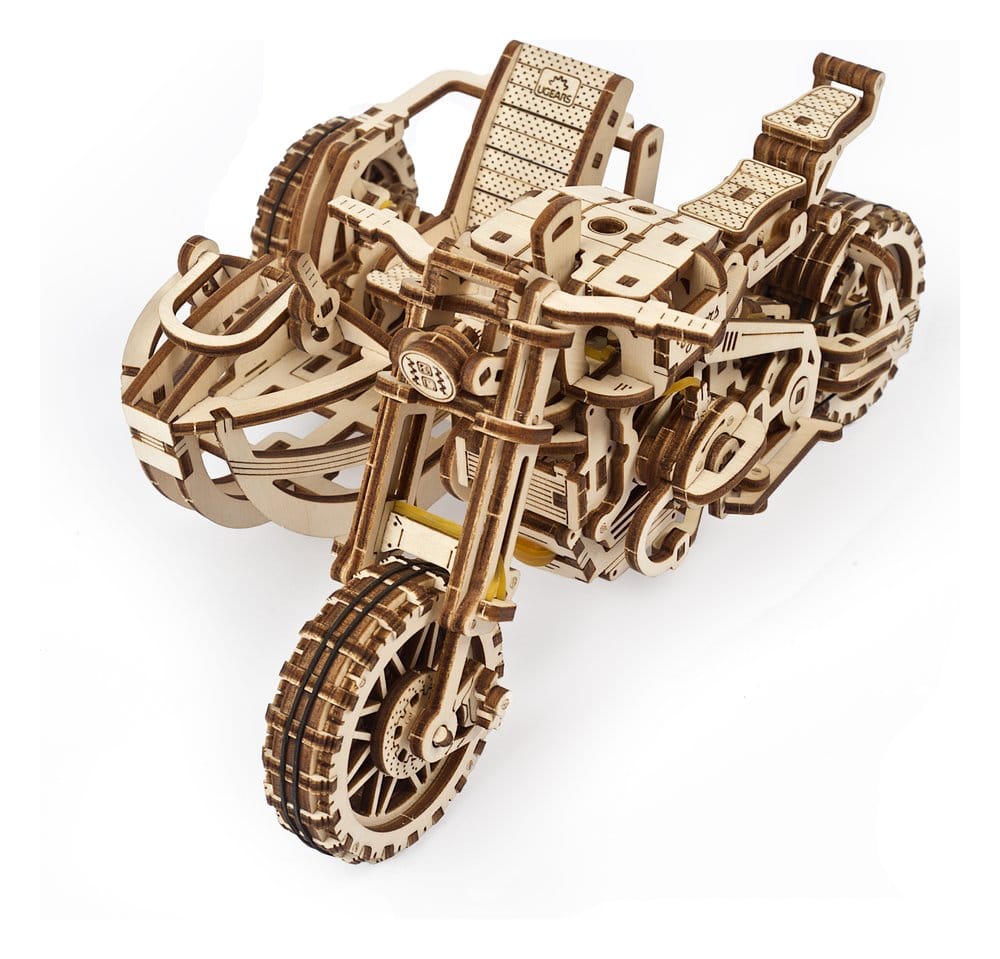 Ugears maquette en bois Scrambler UGR-10 avec side-car