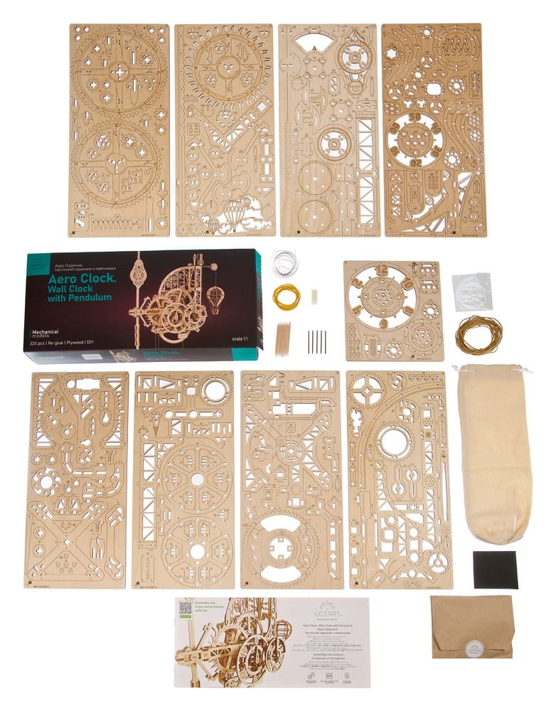 Ugears maquette en bois Horloge Aero