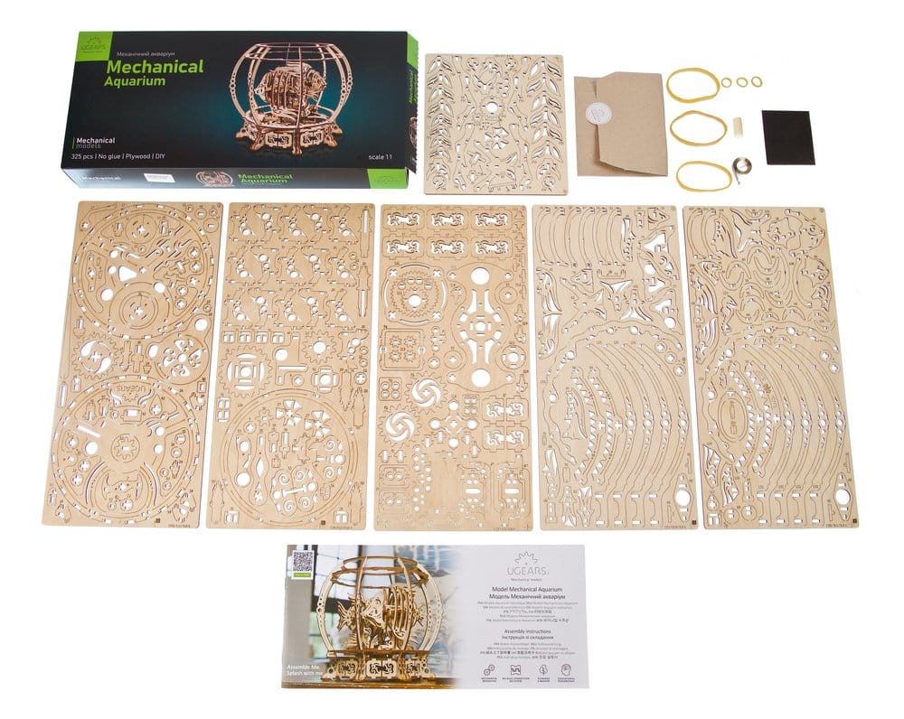 Ugears maquette en bois Aquarium mécanique