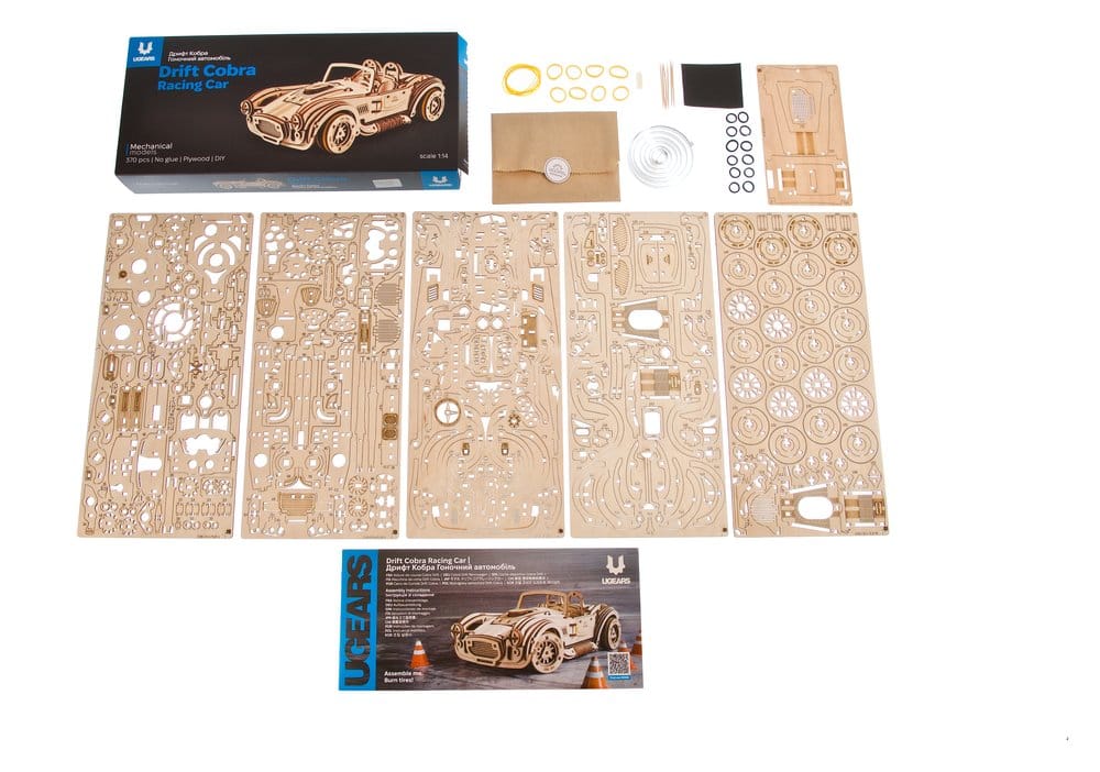 Ugears maquette en bois Voiture de course Drift Cobra