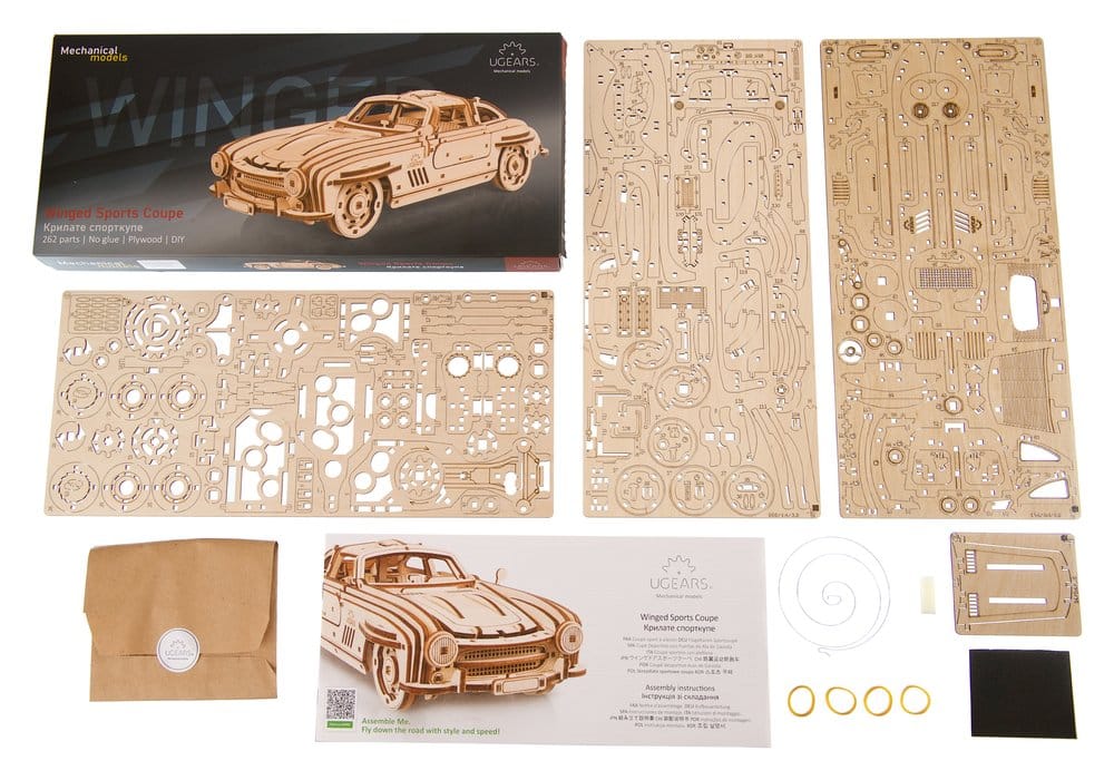 Ugears maquette en bois Coupé sport à aileron