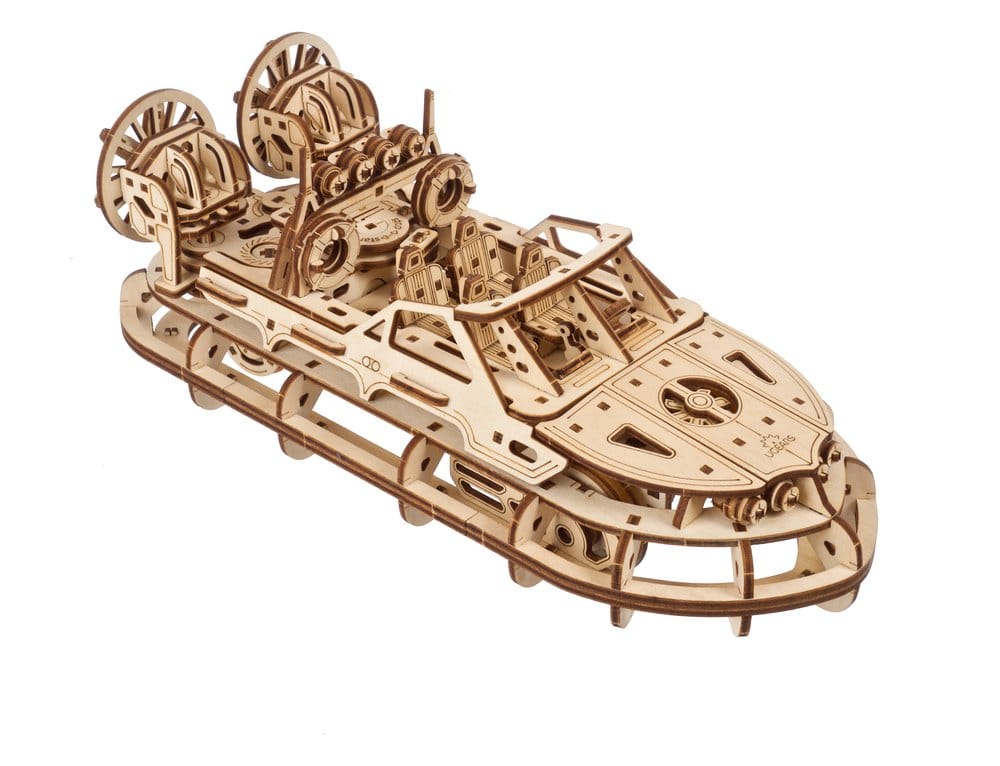 Ugears puzzle en bois 3D Aéroglisseur de Sauvetage