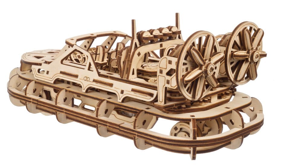 Ugears puzzle en bois 3D Aéroglisseur de Sauvetage