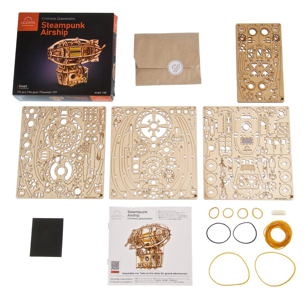 Ugears maquette en bois Dirigeable Steampunk