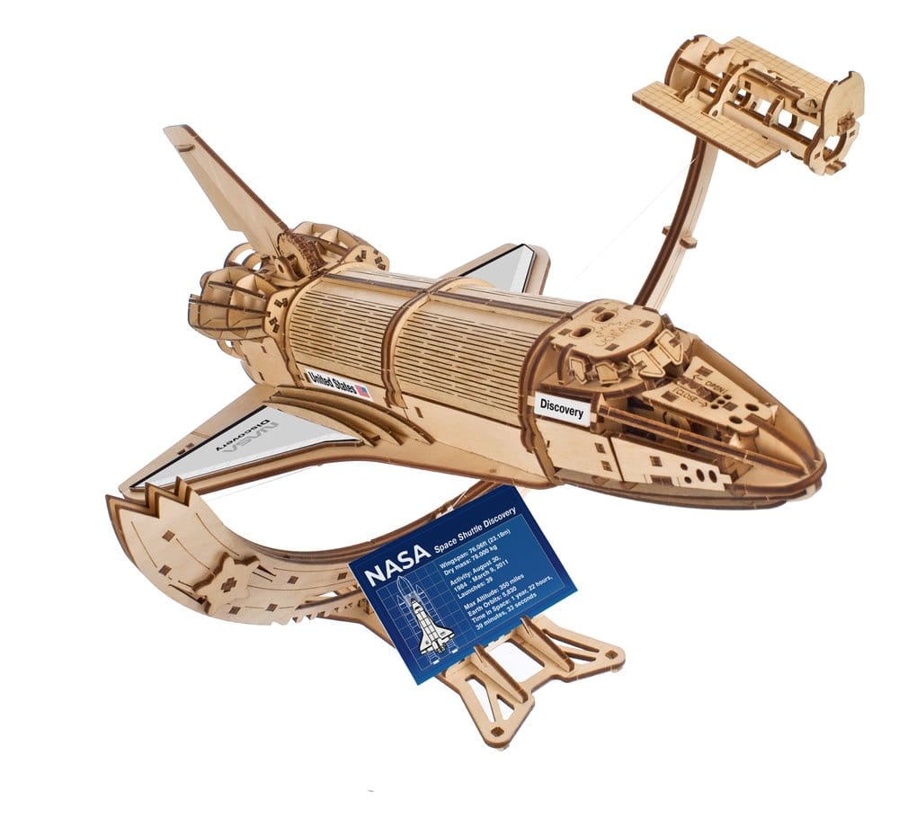 NASA maquette en bois Space Shuttle Discovery