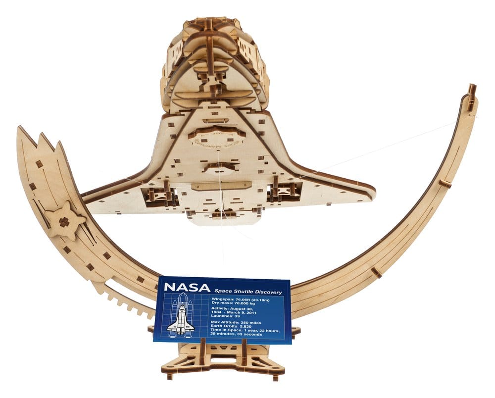 NASA maquette en bois Space Shuttle Discovery