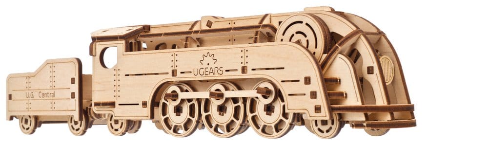 Ugears maquette en bois Mini-locomotive