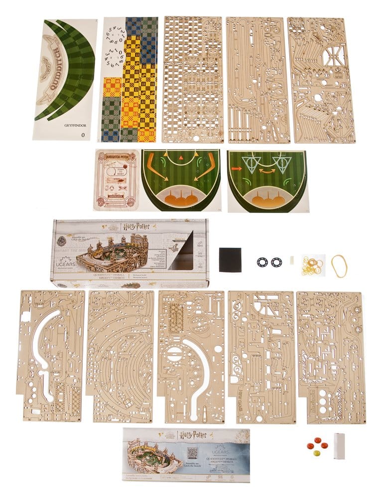 Harry Potter puzzle en bois 3D Flipper Quidditch