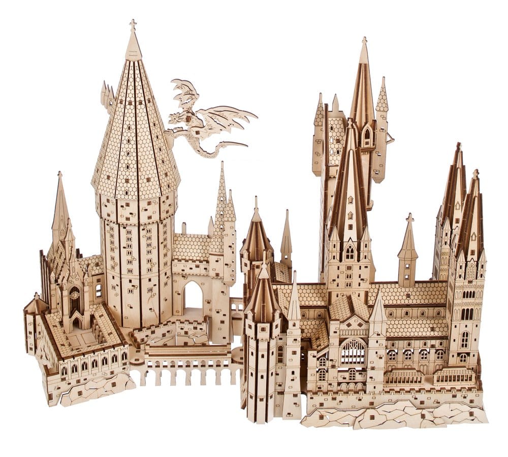 Harry Potter maquette en bois Château de Poudlard