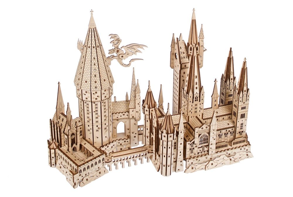 Harry Potter maquette en bois Château de Poudlard