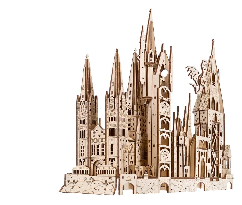 Harry Potter maquette en bois Château de Poudlard