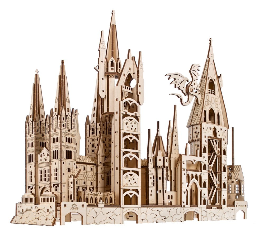 Harry Potter maquette en bois Château de Poudlard