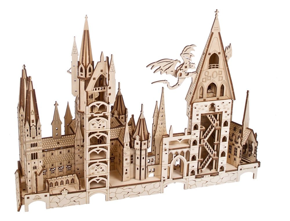 Harry Potter maquette en bois Château de Poudlard