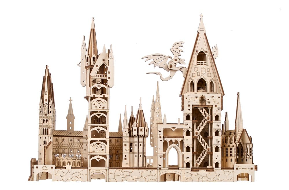 Harry Potter maquette en bois Château de Poudlard