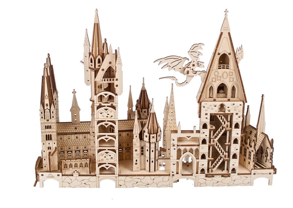 Harry Potter maquette en bois Château de Poudlard