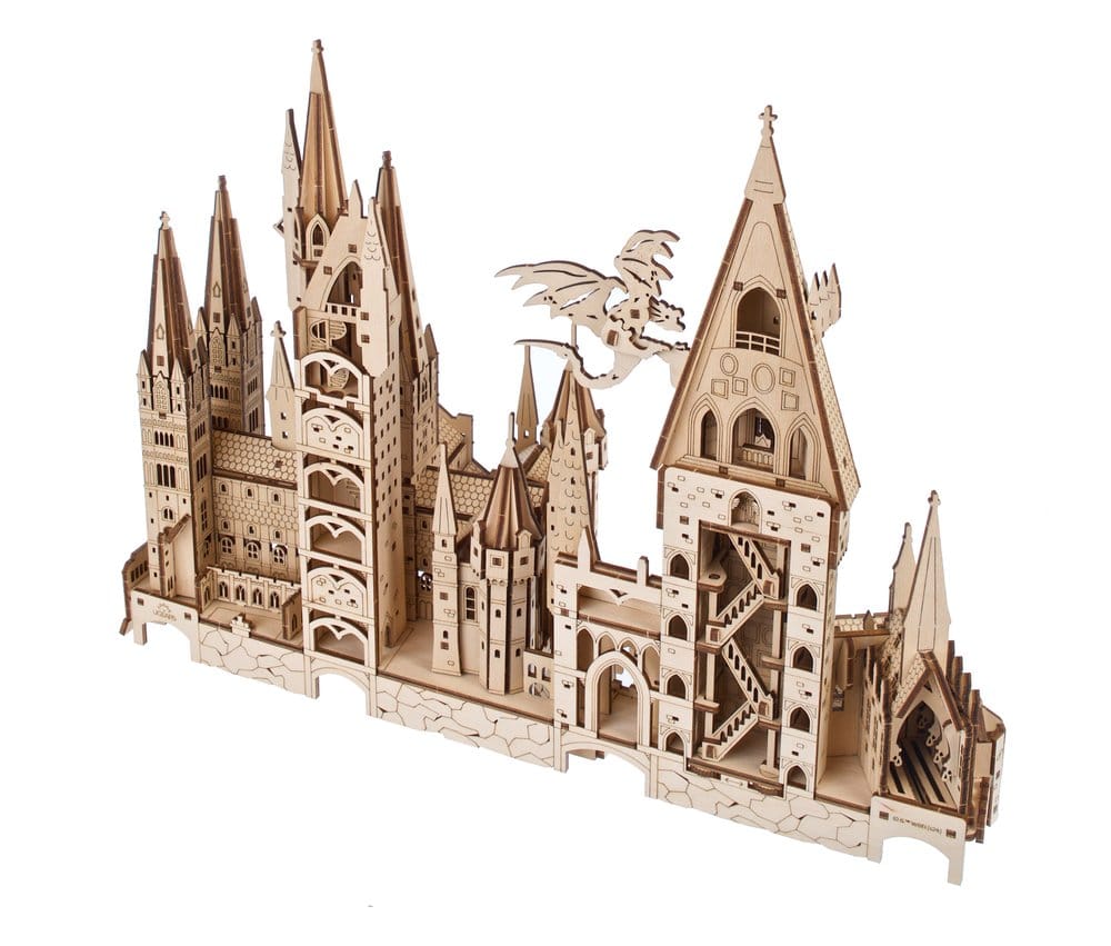 Harry Potter maquette en bois Château de Poudlard