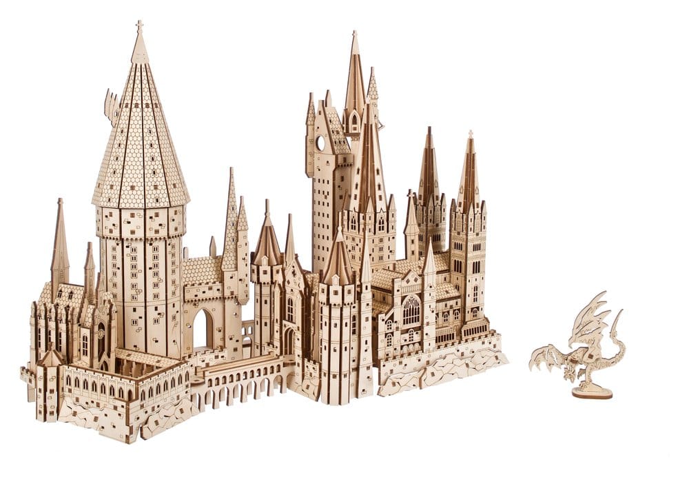 Harry Potter maquette en bois Château de Poudlard