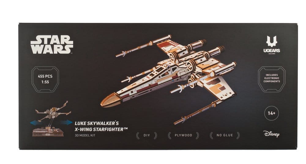 Star Wars maquette en bois Luke Skywalker's X-Wing Starfighter