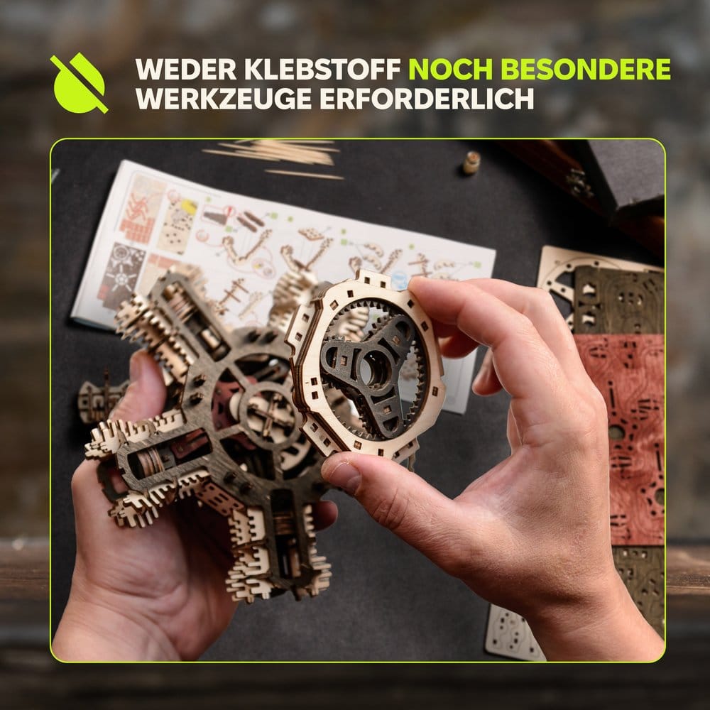 Ugears 3D maquette en bois R-5 Moteur d'avion 25 cm