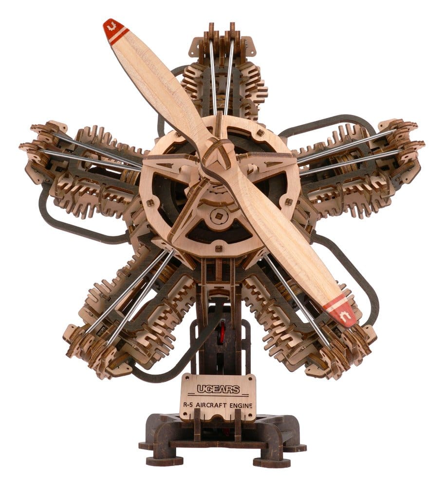 Ugears 3D maquette en bois R-5 Moteur d'avion 25 cm