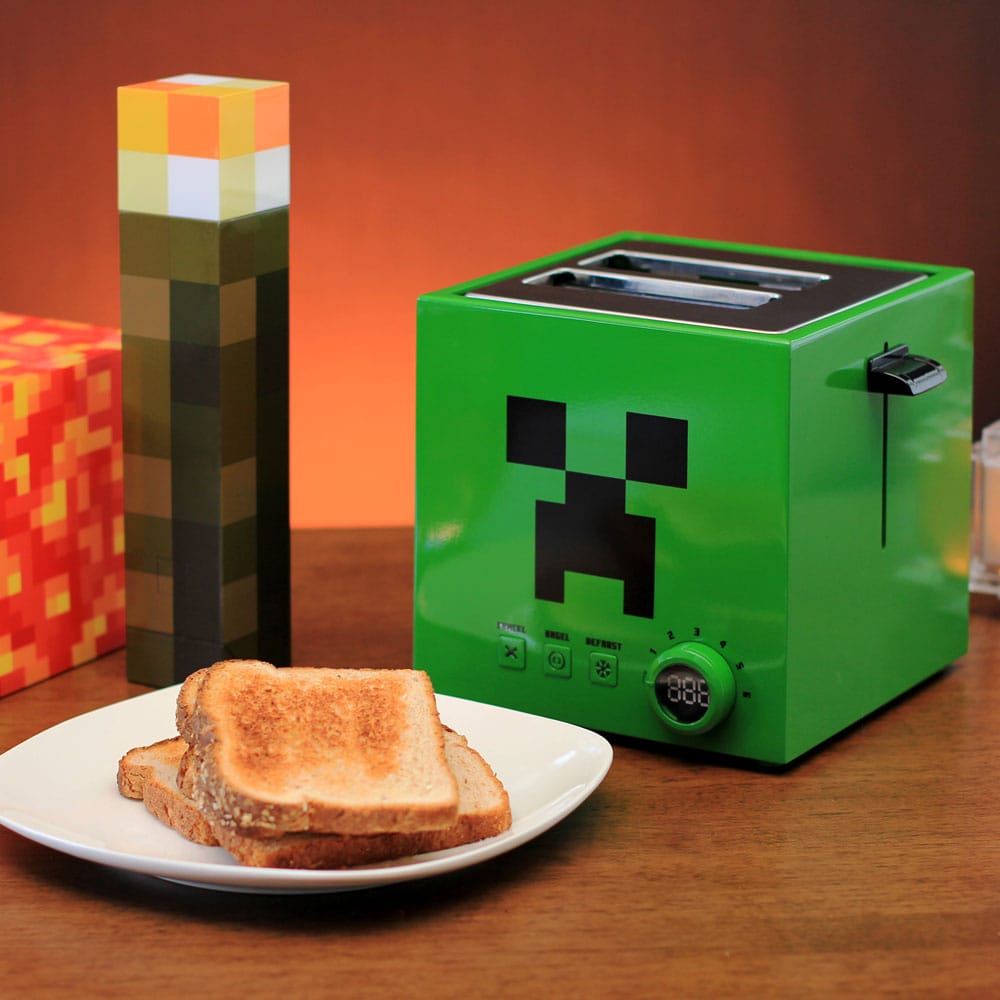 Minecraft Grille-pain Green Creeper Cube