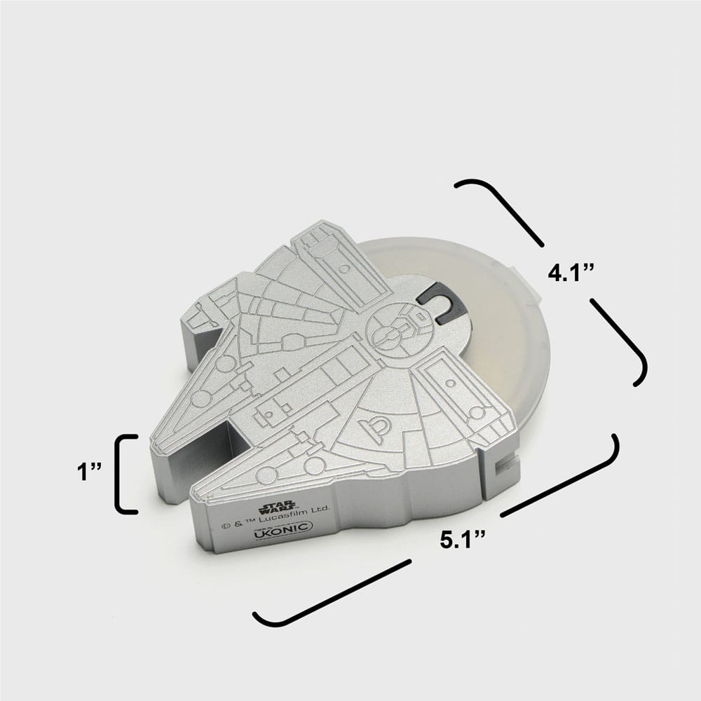 Star Wars couteau à pizza Faucon Millenium
