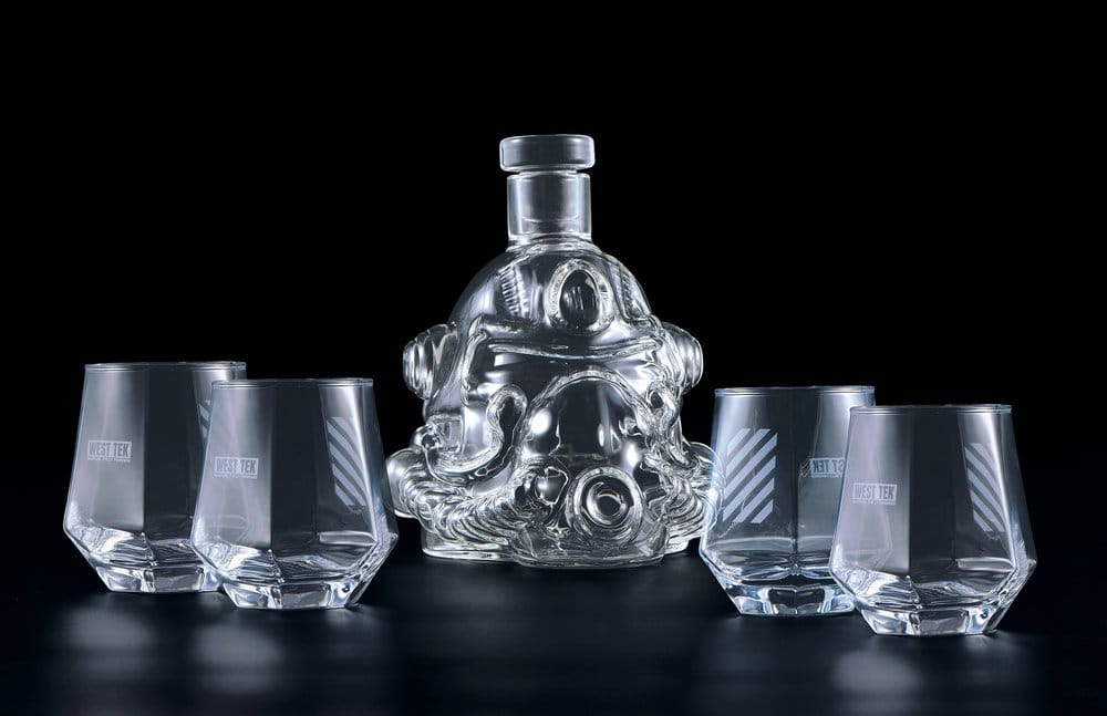 Fallout carafe avec 4 verres T-51