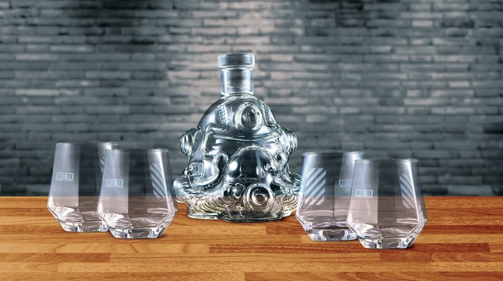 Fallout carafe avec 4 verres T-51