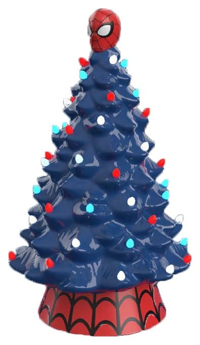 Marvel Sapin de Noël en céramique avec lumières Spider-Man 23 cm