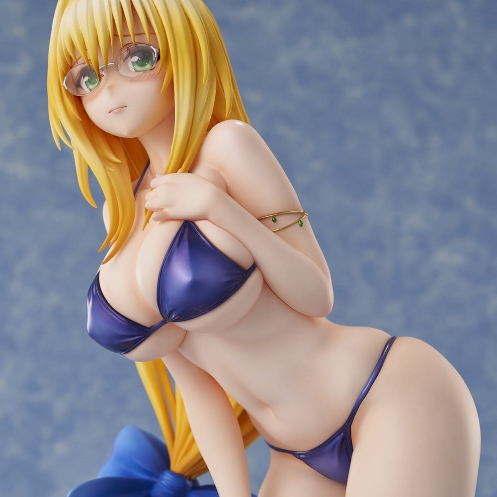 To LOVE-Ru Darkness figurine PVC 1/4 Swimsuit Series Tearju Lunatique Reissue 36 cm