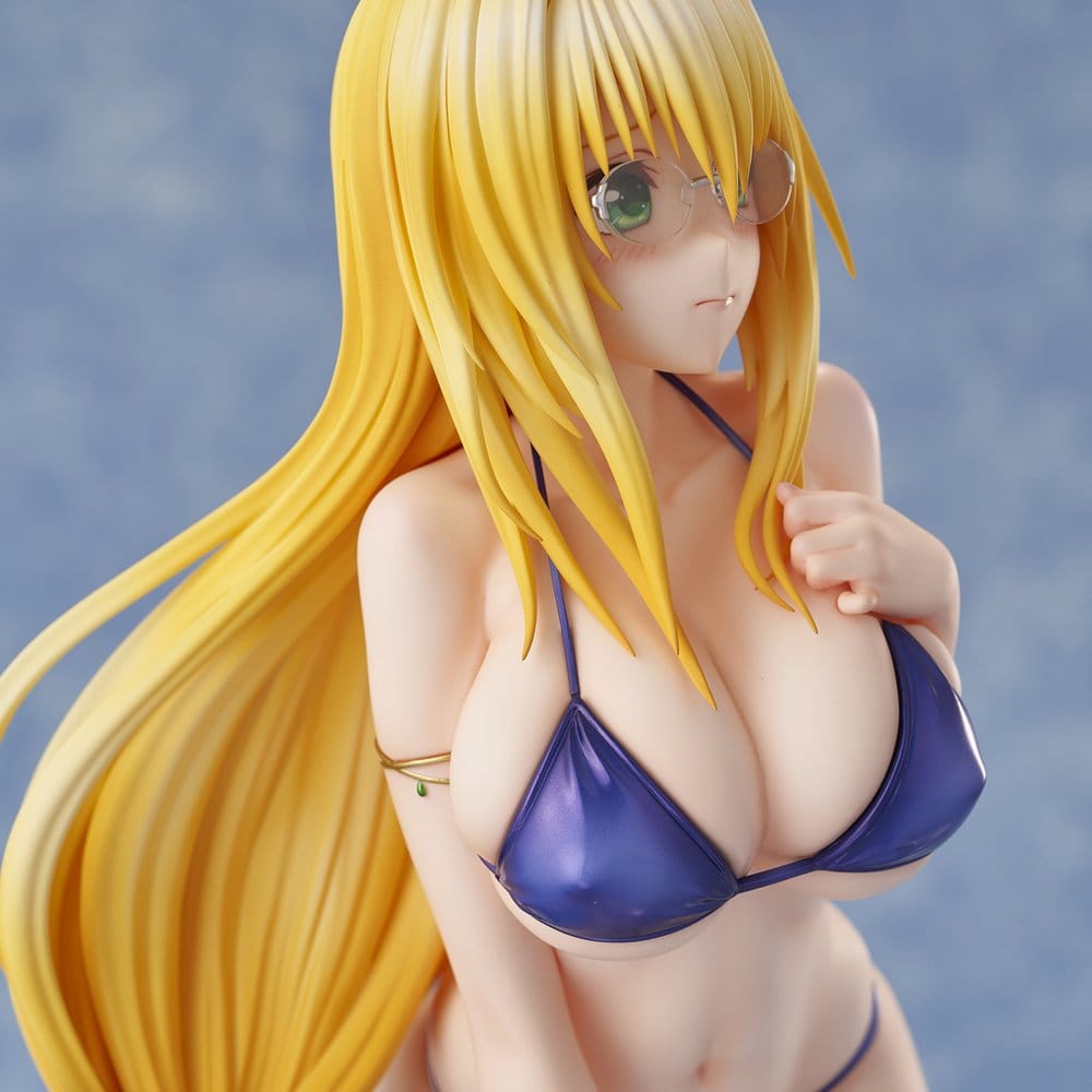 To LOVE-Ru Darkness figurine PVC 1/4 Swimsuit Series Tearju Lunatique Reissue 36 cm