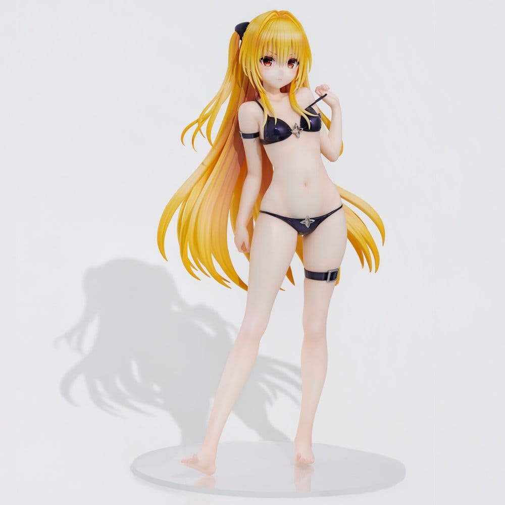 To Love Ru Darkness figurine PVC 1/4 Swimsuit Series Golden Darkness 39 cm