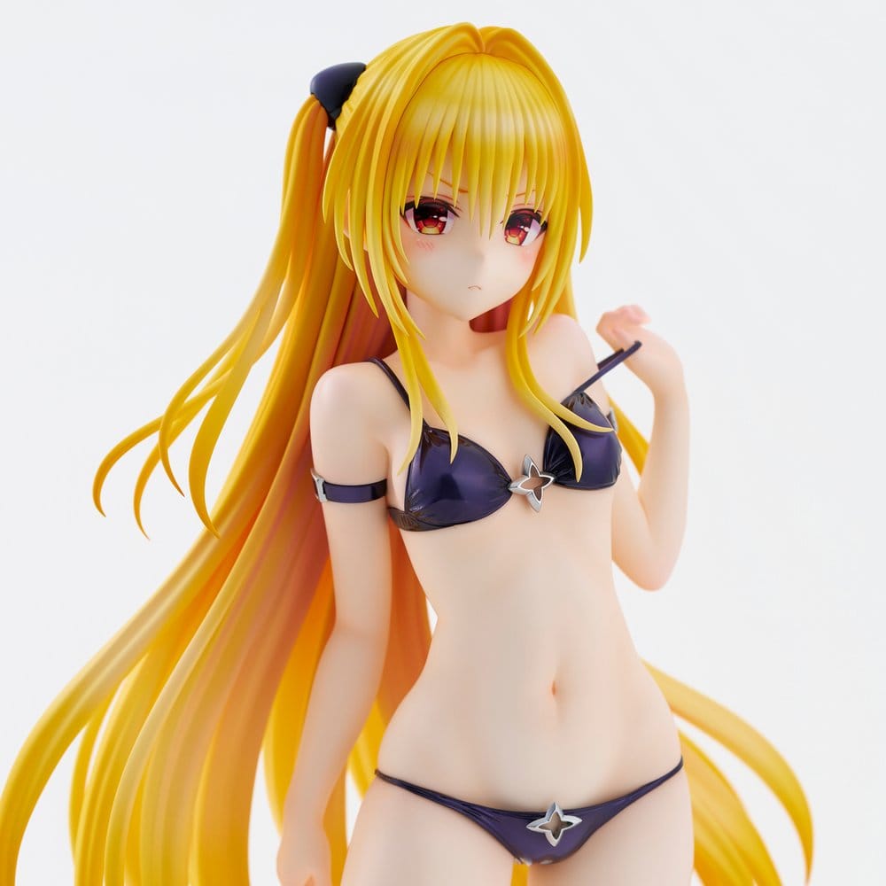 To Love Ru Darkness figurine PVC 1/4 Swimsuit Series Golden Darkness 39 cm