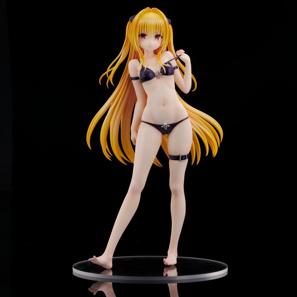 To Love Ru Darkness figurine PVC 1/4 Swimsuit Series Golden Darkness 39 cm