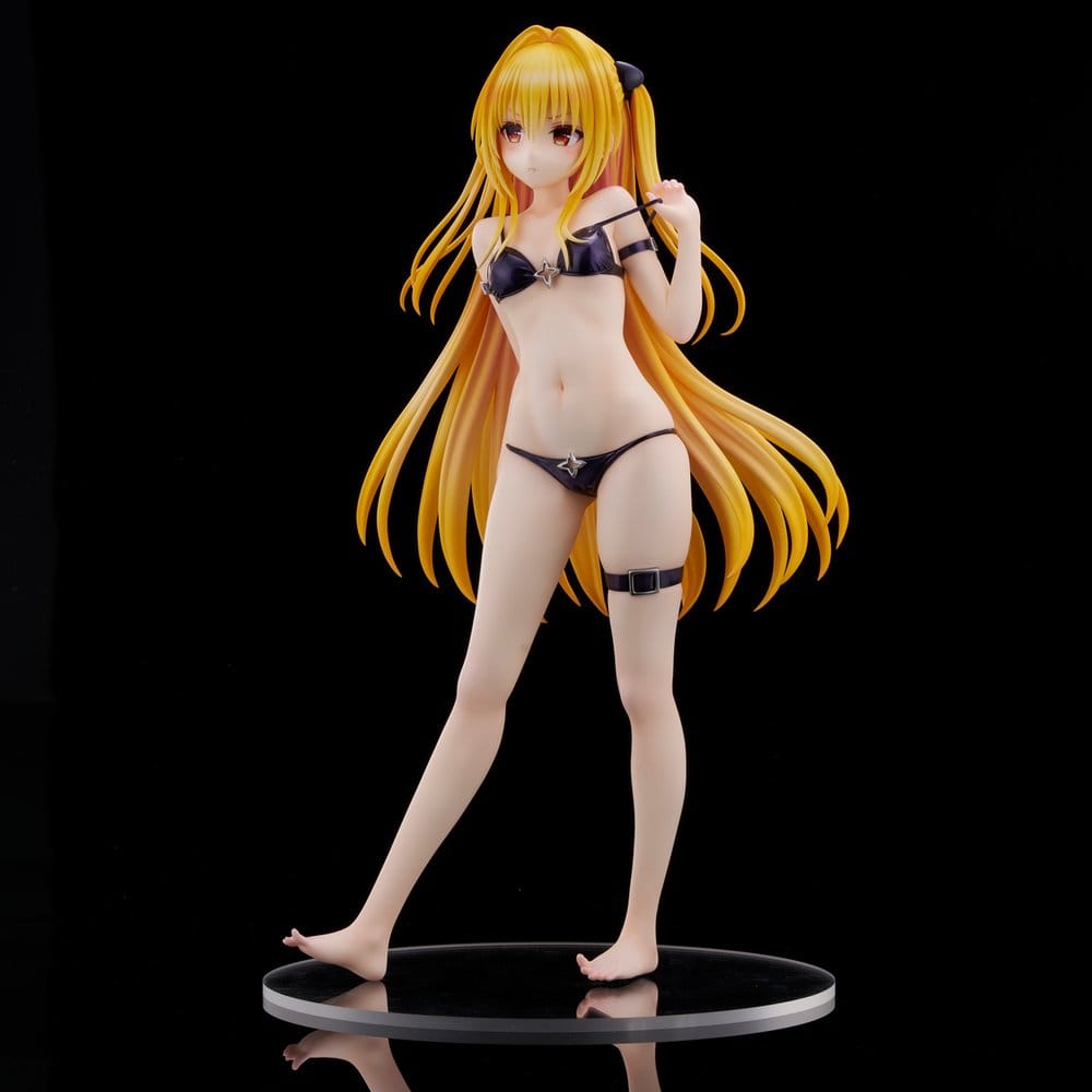 To Love Ru Darkness figurine PVC 1/4 Swimsuit Series Golden Darkness 39 cm