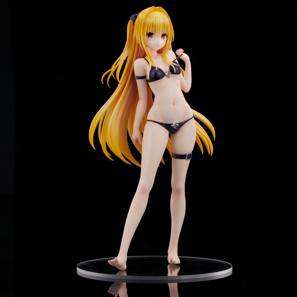 To Love Ru Darkness figurine PVC 1/4 Swimsuit Series Golden Darkness 39 cm