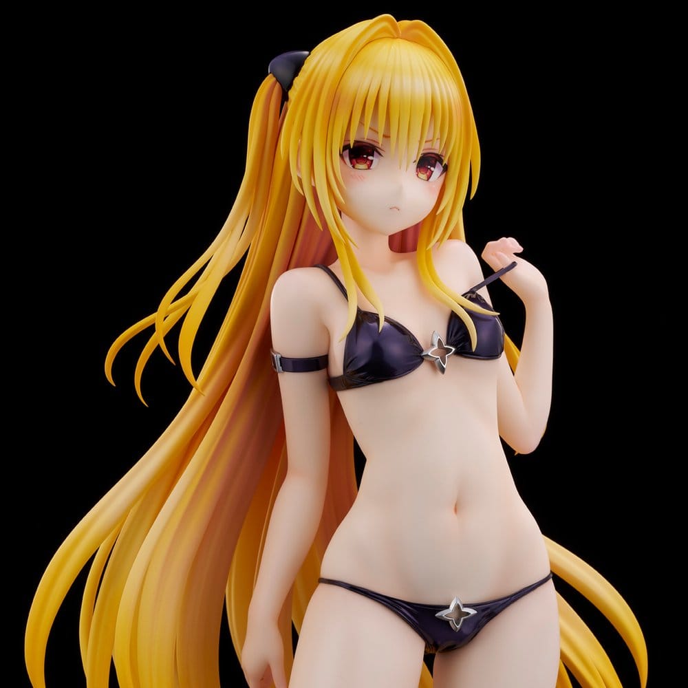 To Love Ru Darkness figurine PVC 1/4 Swimsuit Series Golden Darkness 39 cm
