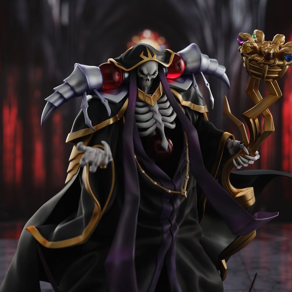 Overlord figurine PVC Ainz Ooal Gown 10th Anniversary so-bin Ver. 34 cm