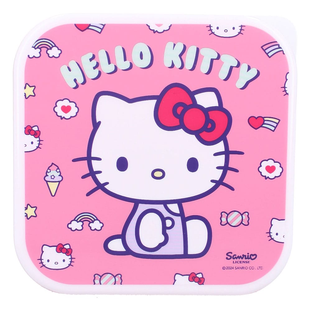 Hello Kitty - Boîte à goûter (3en1) Fresh Bites