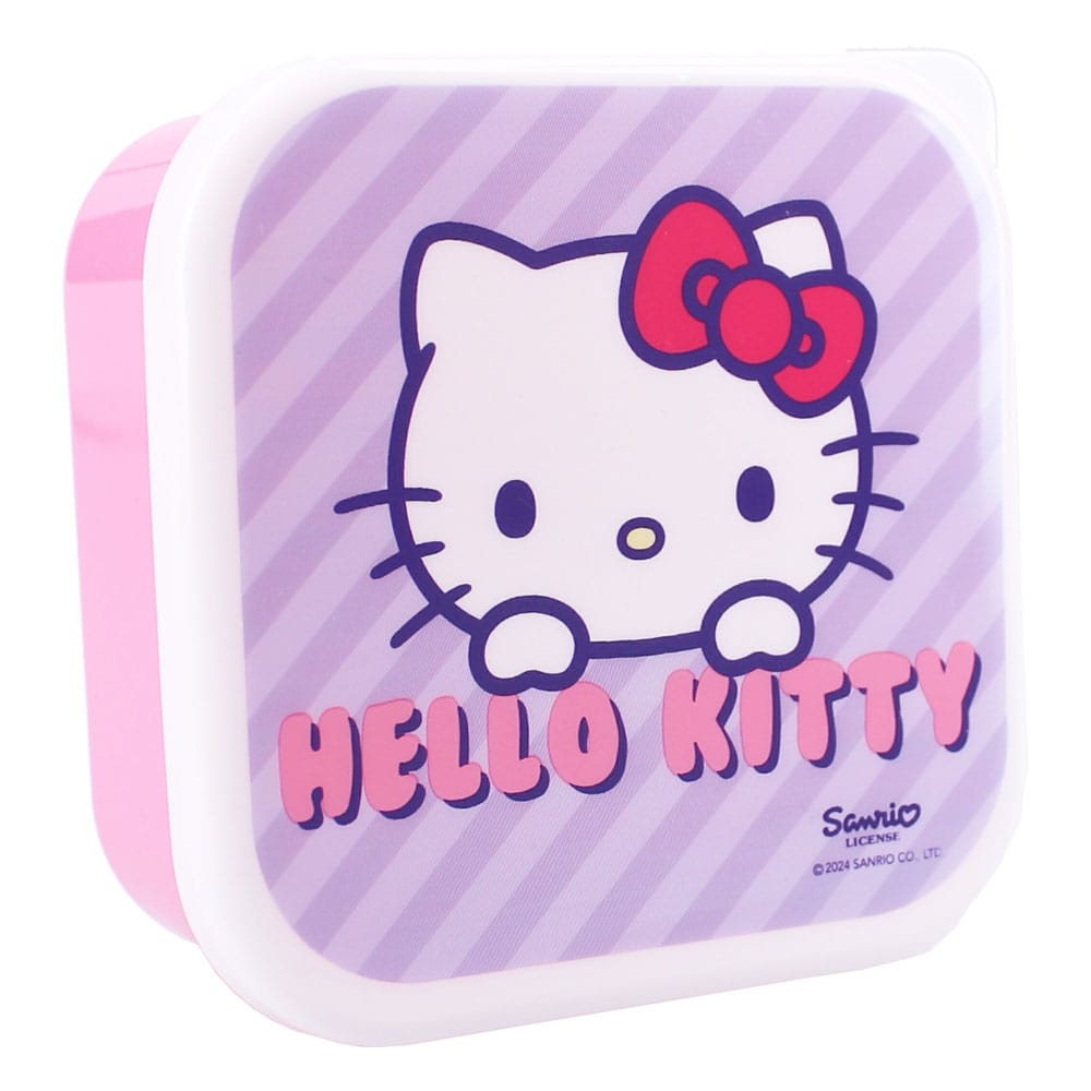 Hello Kitty - Boîte à goûter (3en1) Fresh Bites